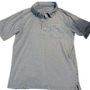 Johnnie-o size 12 boys blue polo shirt